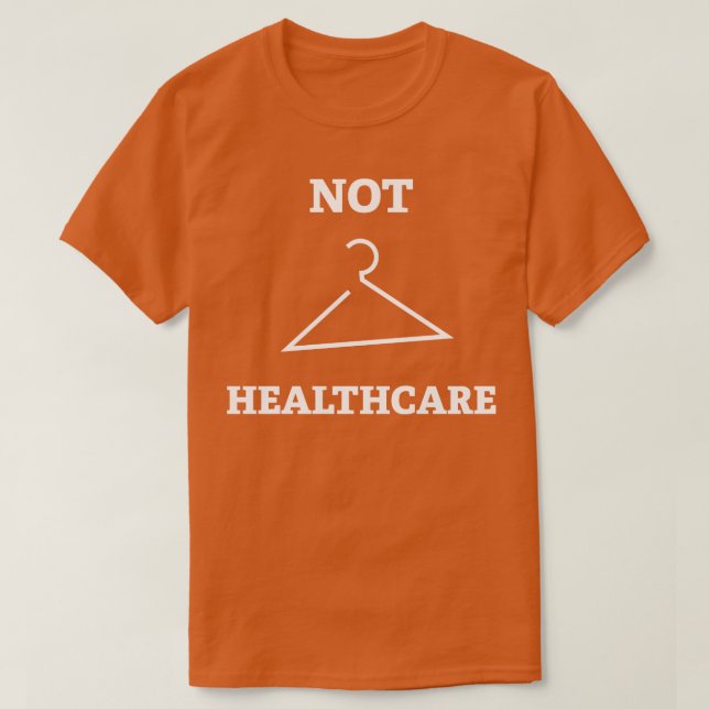 Camiseta Sin atención médica (Diseño del anverso)