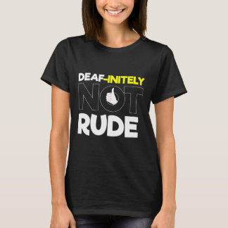 Camiseta Sin audición - Sordo - Incapaz de oír - Conciencia