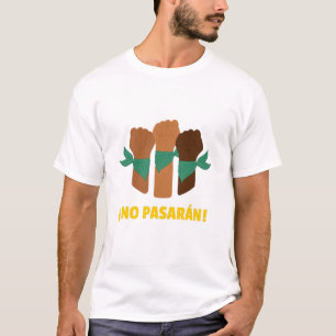 Camiseta sin ayuda de la mano del pasador