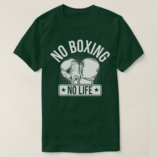 Camiseta Sin Boxeo No Vida 1 (Diseño del anverso)