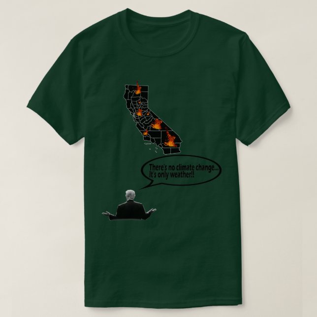 Camiseta Sin cambio climático (Diseño del anverso)