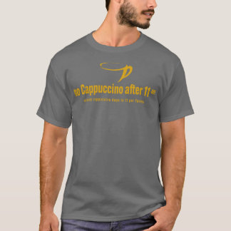 Camiseta sin capuchino después de