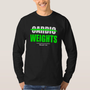 Camiseta Sin Cardio Weights Gym Fitness Workout Bodybuildin