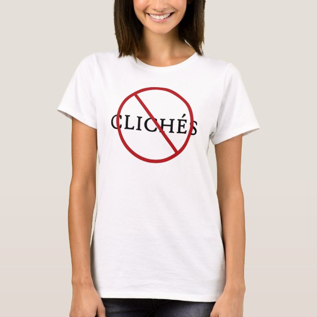 Camiseta Sin clichés (Anverso)
