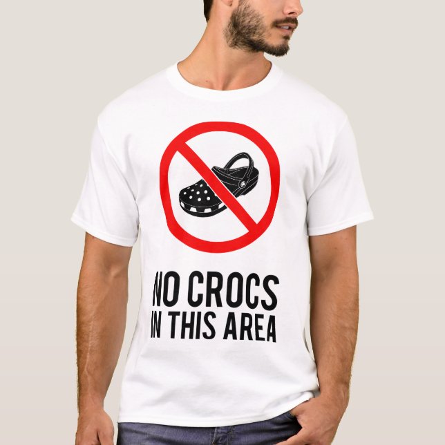 Camiseta Sin crocs (Anverso)