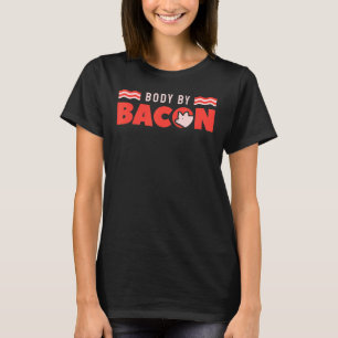 Camiseta Sin Cuerpo De Carbohidratos Por Bacon Ketogenic Di