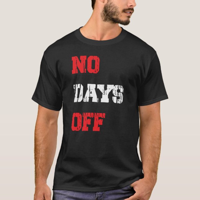 Camiseta Sin Días Libres (Anverso)