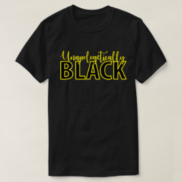 Camiseta Sin disculparse Negro