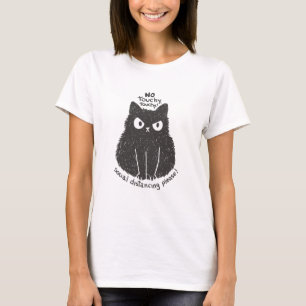 Camiseta Sin distanciamiento social del gato táctil