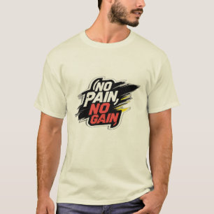 Camiseta sin dolor en ganancia