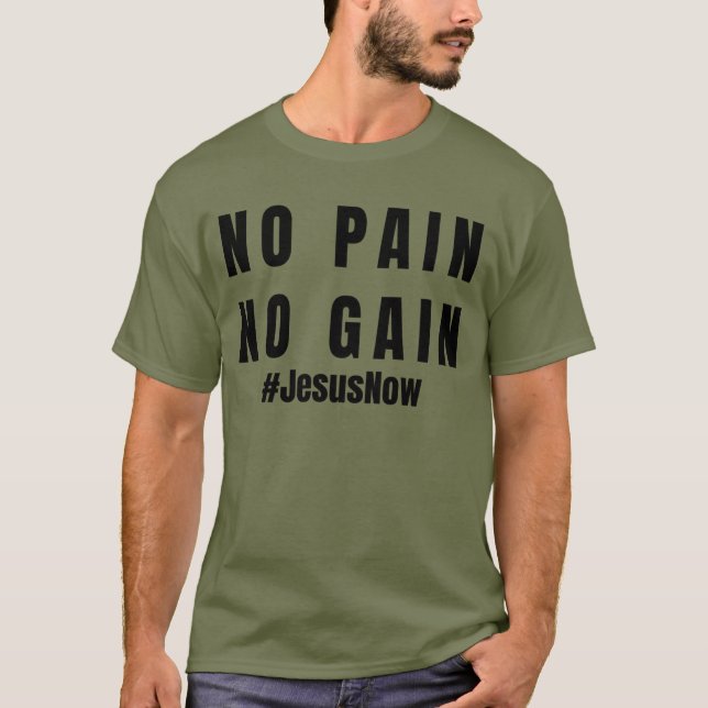 Camiseta Sin dolor sin ganancia (Anverso)