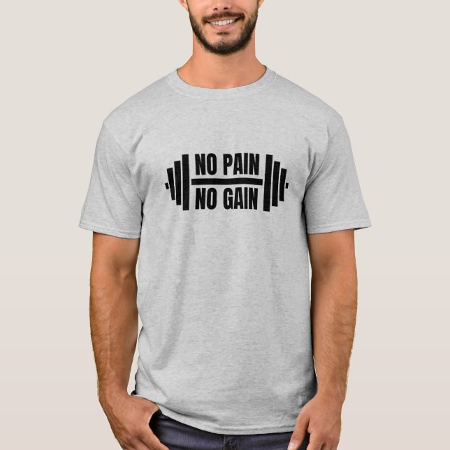 Camiseta Sin dolor sin ganancia (Anverso)