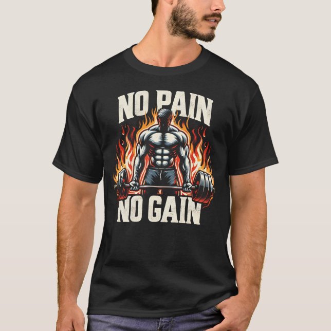 Camiseta Sin dolor, sin ganancia (Anverso)