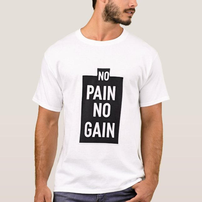 Camiseta Sin dolor sin ganancia (Anverso)