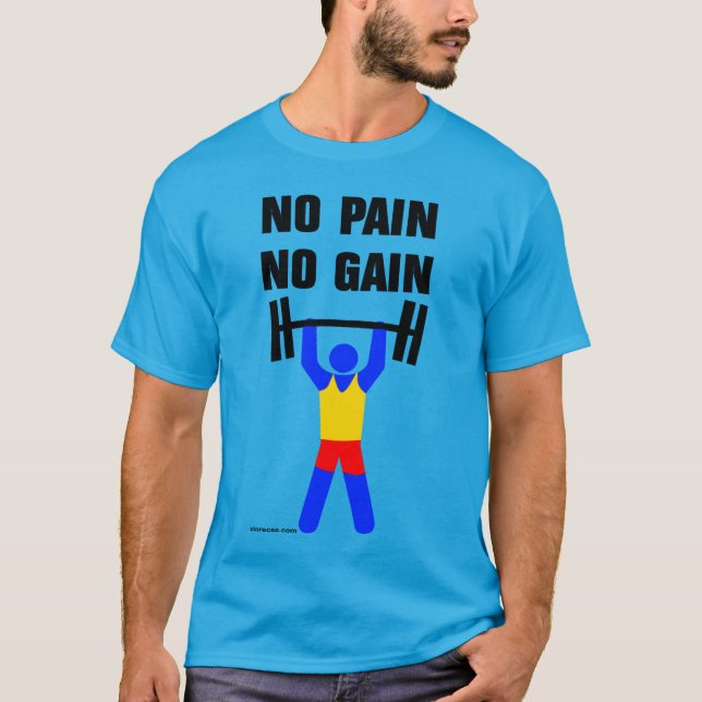 Camiseta Sin dolor sin ganancia (Anverso)