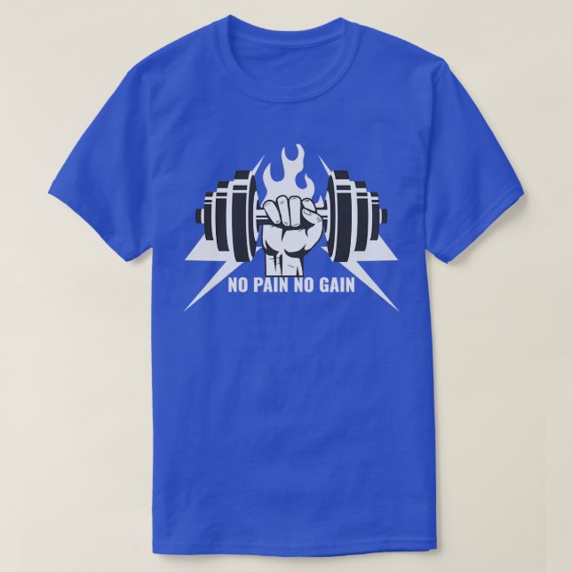 Camiseta Sin dolor sin ganancia 3 (Diseño del anverso)