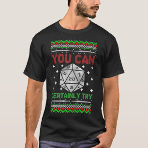 Camiseta Sin Duda Se Puede Probar Navidades D20 Ugly Gamer