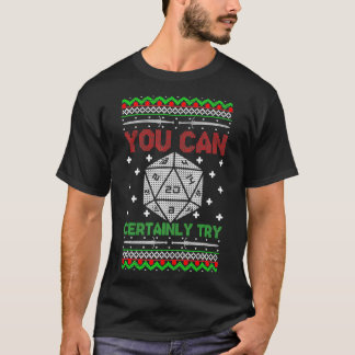 Camiseta Sin Duda Se Puede Probar Navidades D20 Ugly Gamer 
