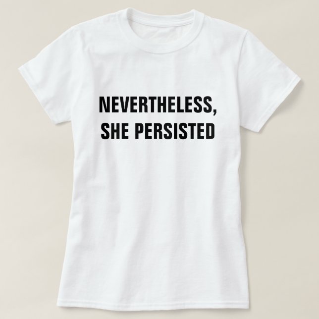 Camiseta Sin embargo (Diseño del anverso)