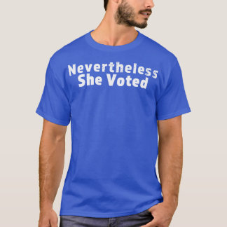 Camiseta sin embargo, ella 1