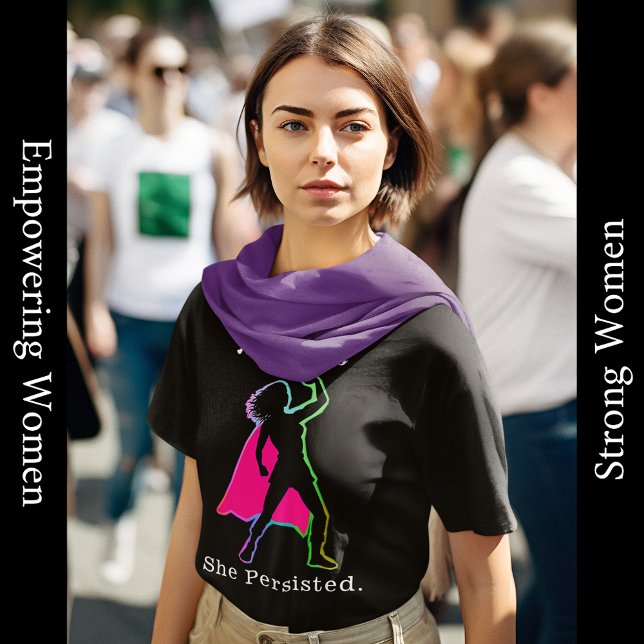 Camiseta Sin embargo, ella persistió en el empoderamiento d (Nevertheless She Persisted Empowering Women's T-Shirt)