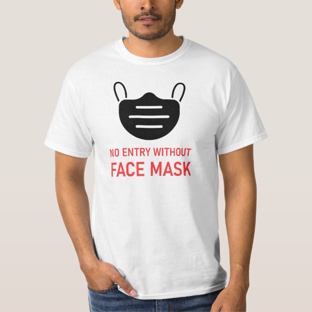 Camiseta Sin entrada sin máscara facial (Anverso)