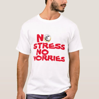 CAMISETA SIN ESFUERZO NI PREOCUPACIÓN POR EL BLANCO Y EL RO