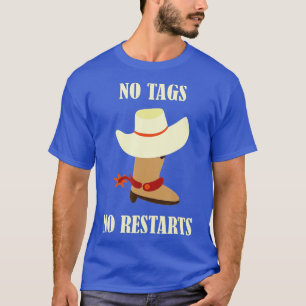 Camiseta Sin etiquetas No Reinicia Línea Bailando Cowboy Pa