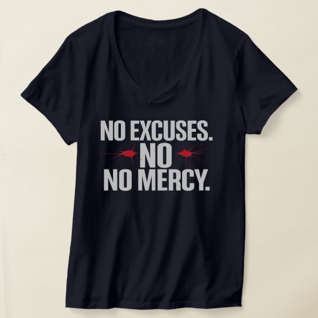 Camiseta Sin excusa no gracias - Motivational Gym T-Shirt (Distribución )