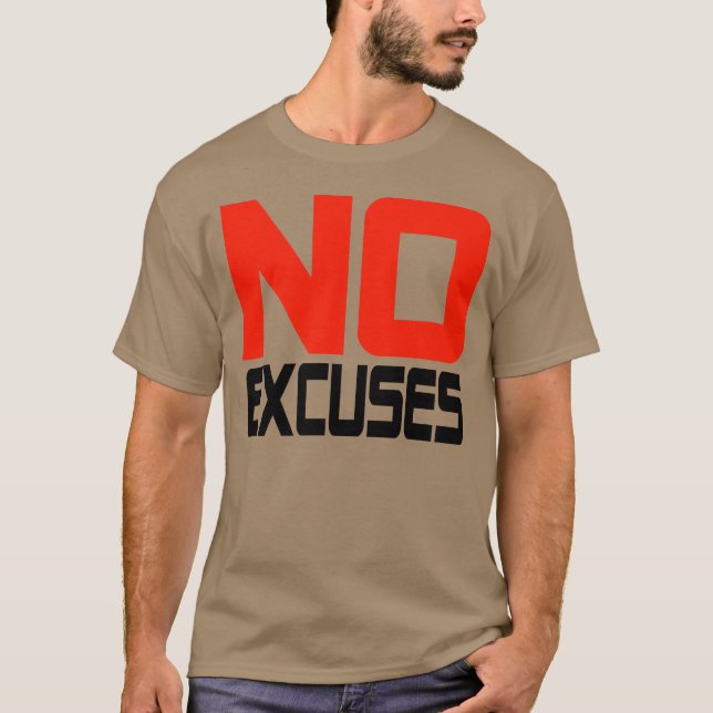 Camiseta Sin excusas (Anverso)