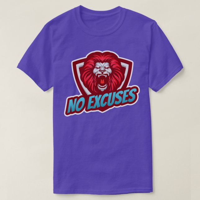 Camiseta Sin excusas (Diseño del anverso)