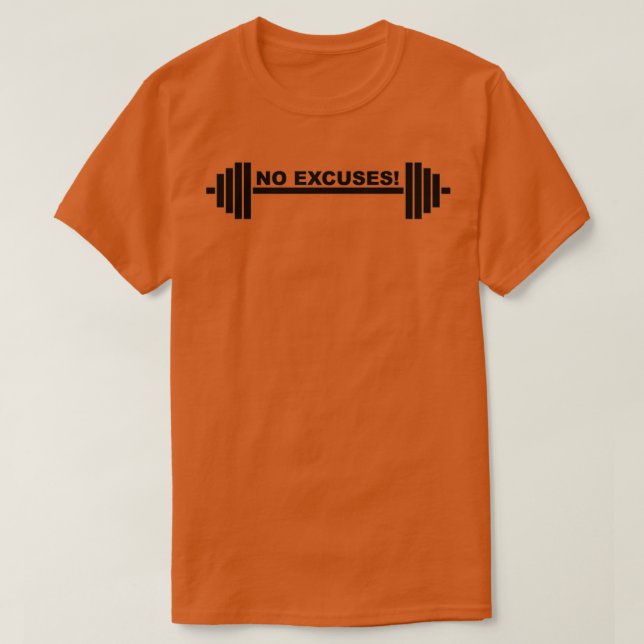 Camiseta Sin excusas (Diseño del anverso)