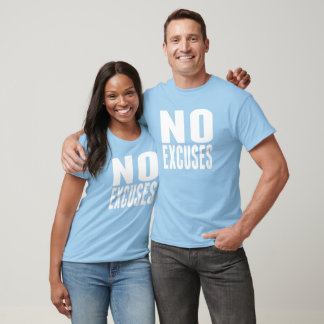 Camiseta Sin Excusas Auto Motivación Get Fit Workout