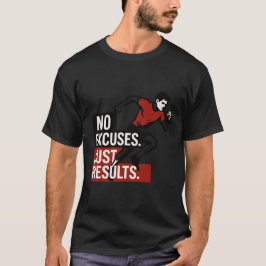 Camiseta Sin Excusas Gym Shirt Motivational Fitness Runner
