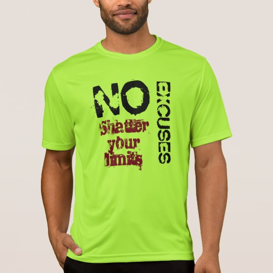Camiseta Sin excusas. Sin límites.