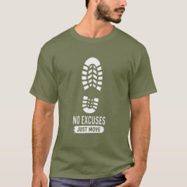 Camiseta Sin Excusas Solo Muévete – Diseño de Motivación pa
