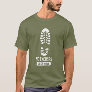 Camiseta Sin Excusas Solo Muévete – Diseño de Motivación pa