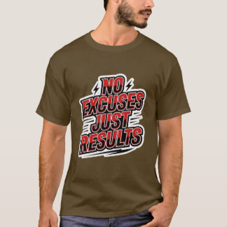 Camiseta Sin Excusas Solo Resultados – Motivación Atlética 