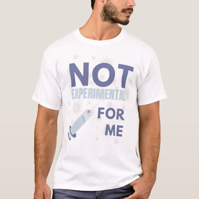 Camiseta sin experimentos para mí (Anverso)