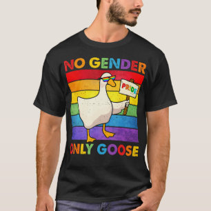 Camiseta Sin Género Solo Ganso Divertido Orgullo Lgbt Lesbi