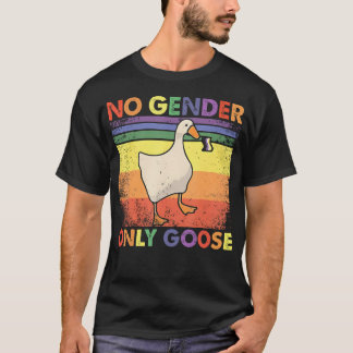 Camiseta Sin Género Solo Ganso Pato Divertido Orgullo Lgbt