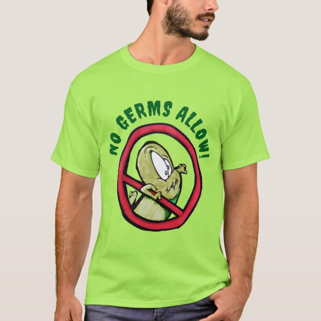 Camiseta Sin gérmenes (Anverso)