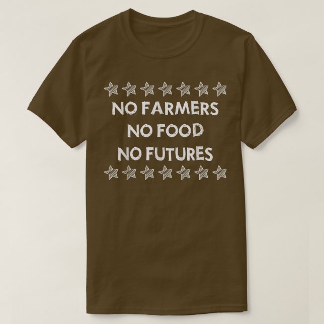 Camiseta Sin granjeros sin comida (Diseño del anverso)