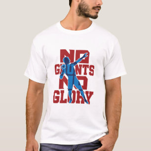 Camiseta Sin gruñidos sin la gloria del lanzamiento pista y
