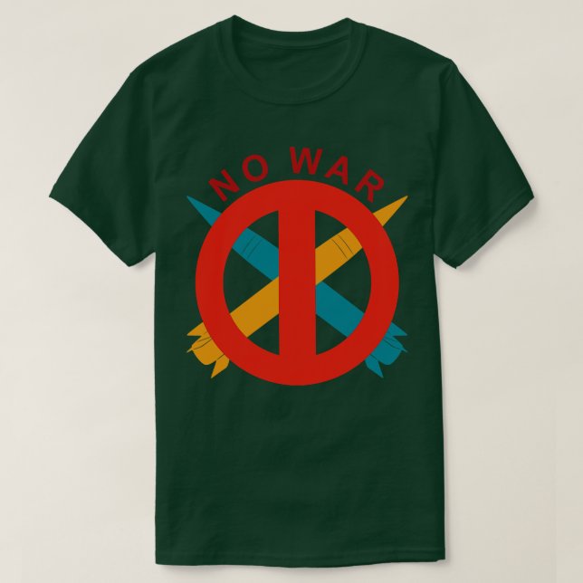 Camiseta Sin guerra (Diseño del anverso)