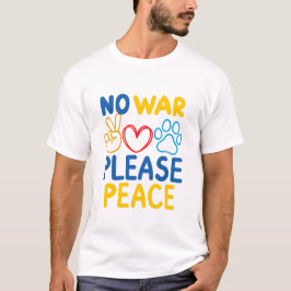 Camiseta Sin guerra, por favor, paz