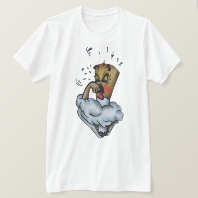 Camiseta sin humo (Anverso del diseño)