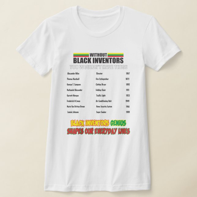 Camiseta Sin Inventores Negros (Distribución)