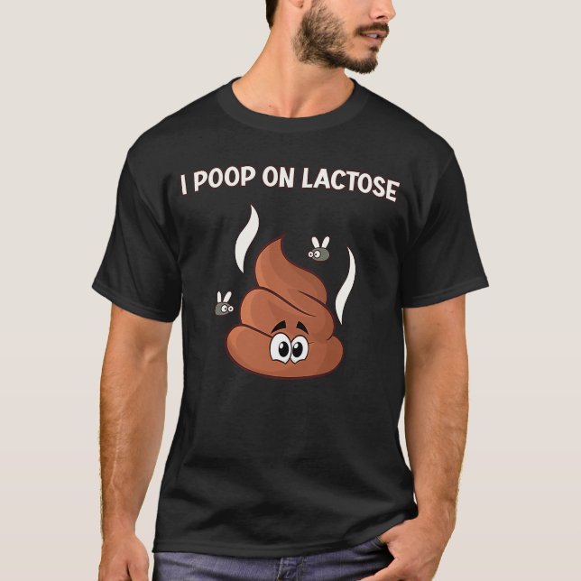 Camiseta Sin leche soy intolerante a la lactosa (Anverso)