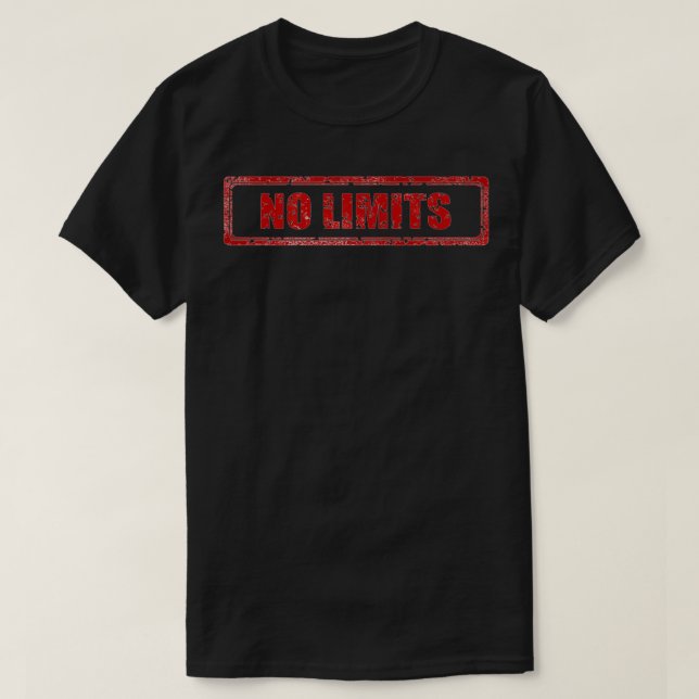 Camiseta Sin límites (Diseño del anverso)